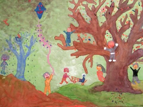 Archiv-Bild „Spiel unterm Baum“