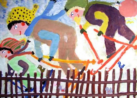 Archiv-Bild „Skiläufer“