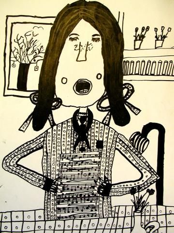 Archiv-Bild „Sängerin“