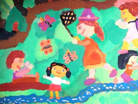 Archiv-Bild „Schmetterlingsfang“