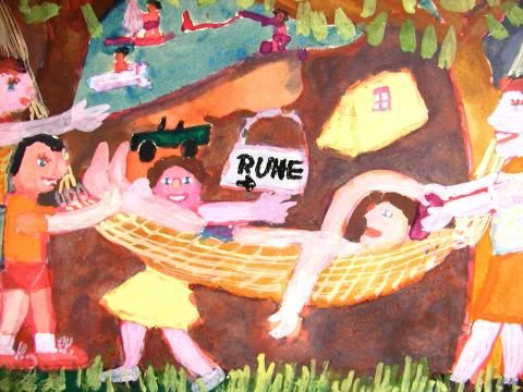 Archiv-Bild „Ruhe in der Hängematte“