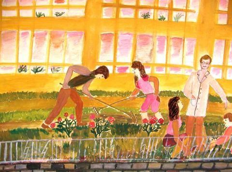 Archiv-Bild „Wir arbeiten vor der Schule“