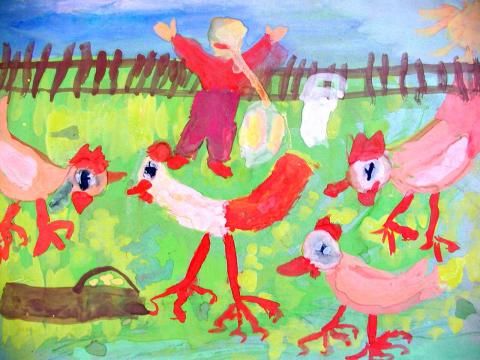 Archiv-Bild „Der Hühnerhof“