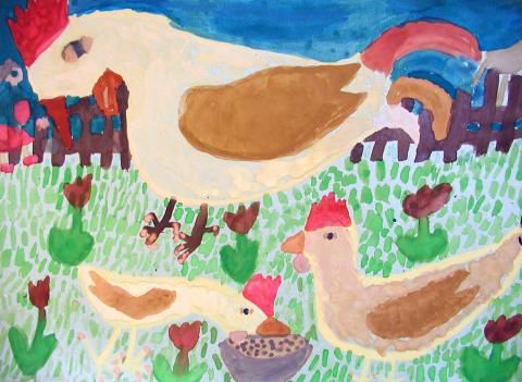 Archiv-Bild „Auf dem Hühnerhof“