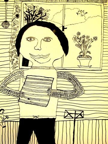 Archiv-Bild „Ein musizierender Schüler“