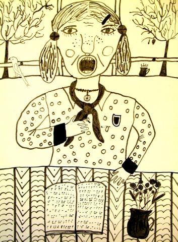 Archiv-Bild „Sängerin“