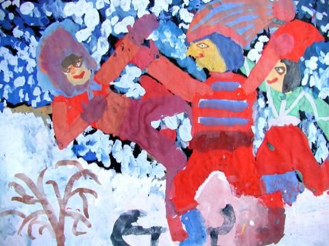 Archiv-Bild „Wir toben im Schnee“