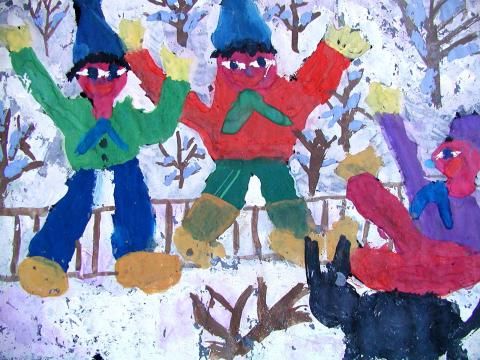 Archiv-Bild „Pioniere im Schnee“