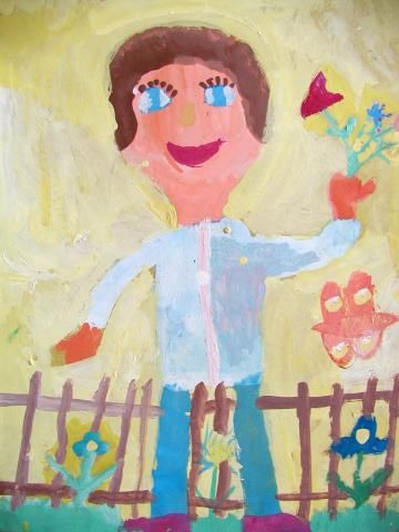 Archiv-Bild „Am Gartenzaun“