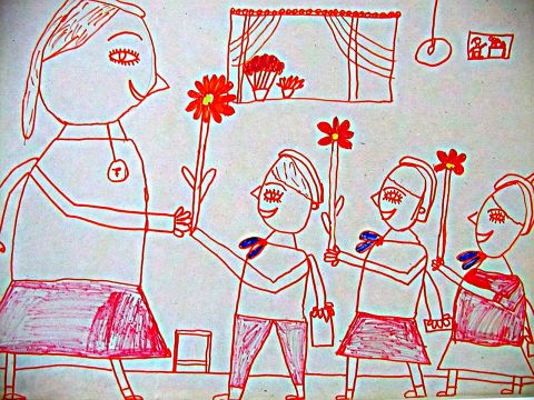 Archiv-Bild „Pioniere gratulieren“