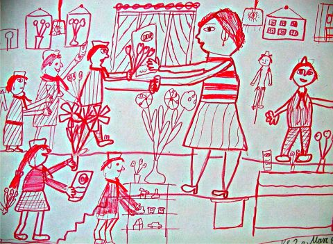 Archiv-Bild „Pioniere gratulieren“