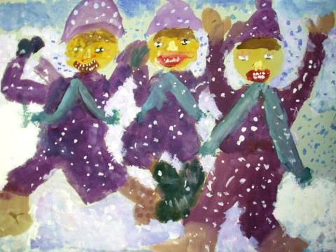 Archiv-Bild „Toben im Schnee“