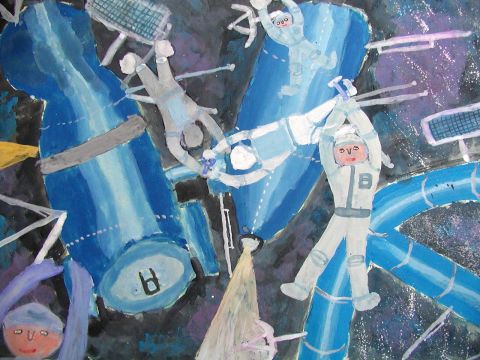 Archiv-Bild „Kopplung von Raumstationen der DDR und UDSSR“