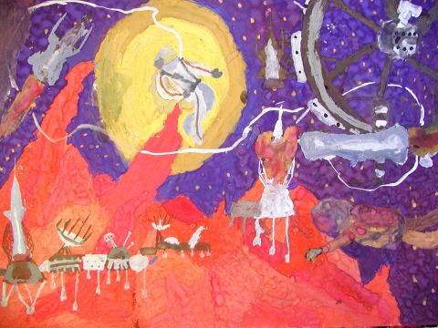 Archiv-Bild „Besuch auf einem fernen Planeten“