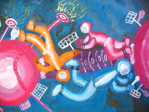 Archiv-Bild „Kosmonauten im All“