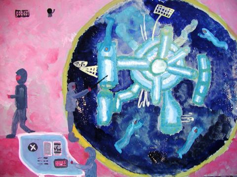 Archiv-Bild „Weltraumfahrt“