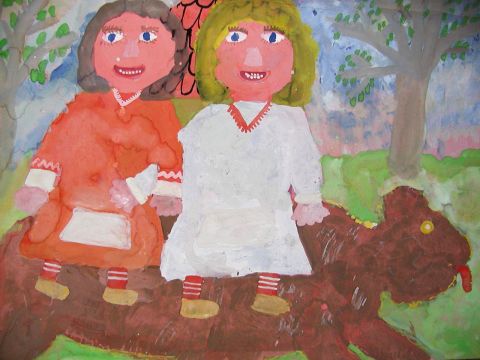 Archiv-Bild „Schneeweißchen und Rosenrot“