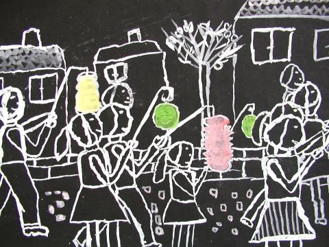 Archiv-Bild „Lampionumzug“