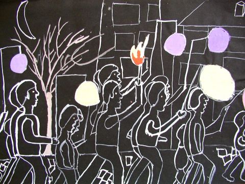 Archiv-Bild „Lampionumzug“