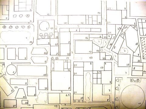 Archiv-Bild „Wohnungskomplex-Draufsicht“