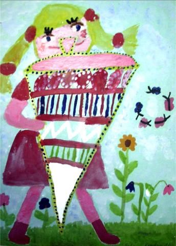 Archiv-Bild „Ich trage eine große Zuckertüte“