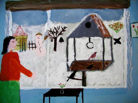 Archiv-Bild „Blick aus dem Fenster“