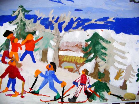 Archiv-Bild „Futterkrippe im Wald“