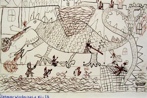 Archiv-Bild „Drache mit Ringelschwanz“