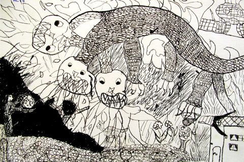 Archiv-Bild „Drache am Schloss“