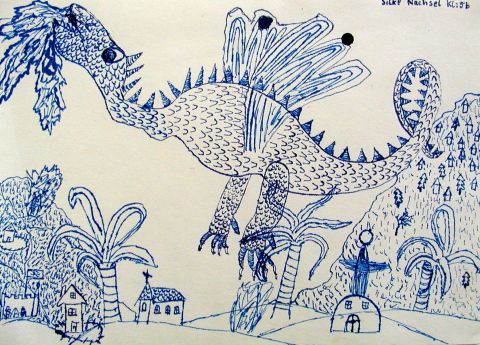 Archiv-Bild „Drache über Palmen“