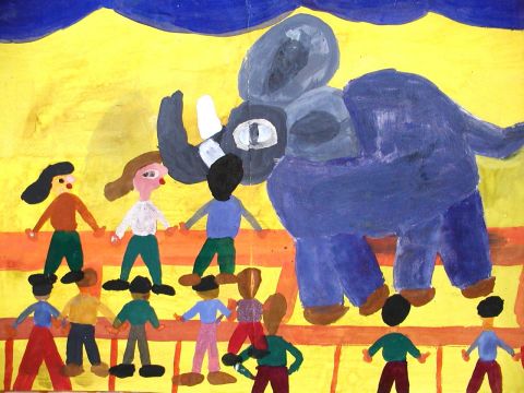 Archiv-Bild „Besuch im Zoo“