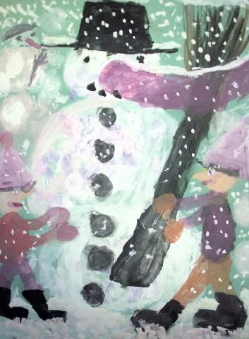 Archiv-Bild „Unser großer Schneemann“