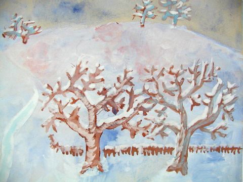 Archiv-Bild „Bäume im Schnee“