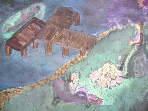 Archiv-Bild „Lagerfeuer am Strand“