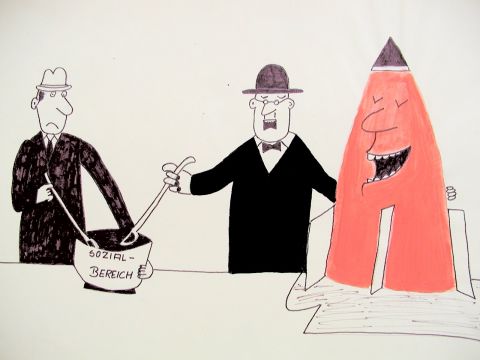 Archiv-Bild „Der Sozialbereich wird umgerührt“