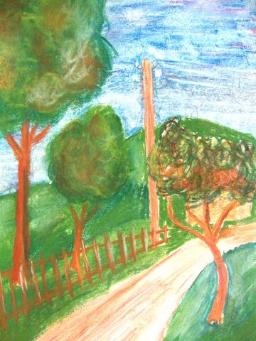 Archiv-Bild „Weg am Zaun“