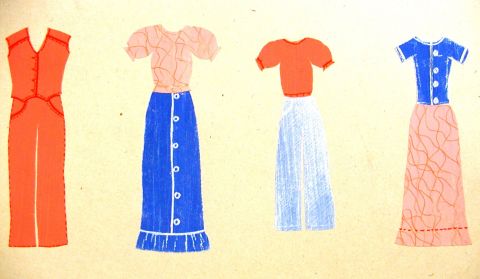 Archiv-Bild „Modische Kleidung“