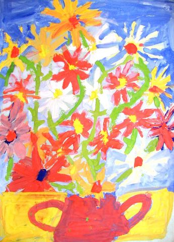 Archiv-Bild „Krug mit Blumen“