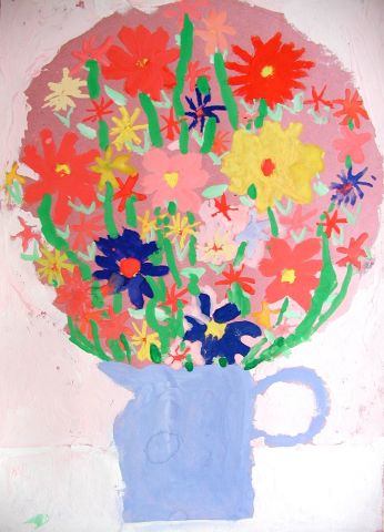 Archiv-Bild „Krug mit Blumen“