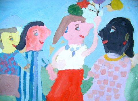 Archiv-Bild „Blumen für die Freunde“