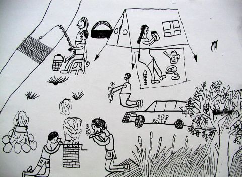 Archiv-Bild „Ferienerlebnis beim Zelten“