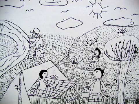 Archiv-Bild „Ferienerlebnis beim Zelten“