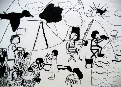 Archiv-Bild „Ferienerlebnis beim Zelten“