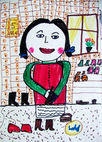 Archiv-Bild „Ich putze Schuhe“