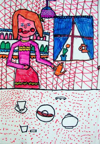 Archiv-Bild „Ich decke den Tisch“