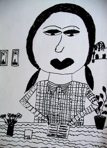 Archiv-Bild „Ich schreibe einen Brief“