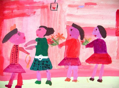 Archiv-Bild „Beglückwünschung der Besten“