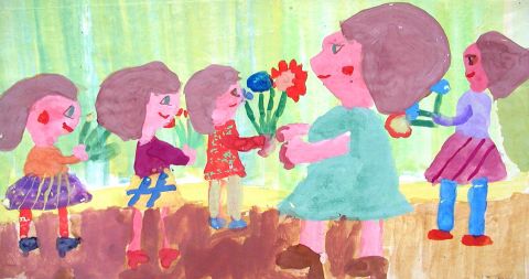 Archiv-Bild „Beglückwünschung der Besten“