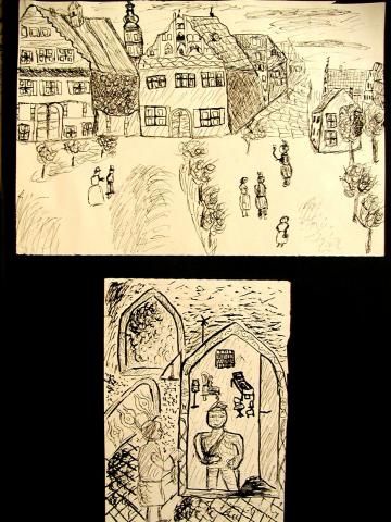 Archiv-Bild „E.T.A. Hoffmann: Des Vetters Eckfenster, Blatt 2“