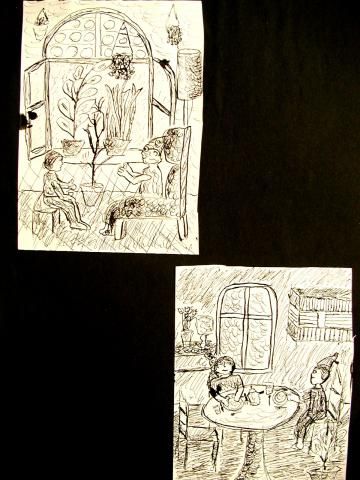 Archiv-Bild „E.T.A. Hoffmann: Des Vetters Eckfenster, Blatt 3“